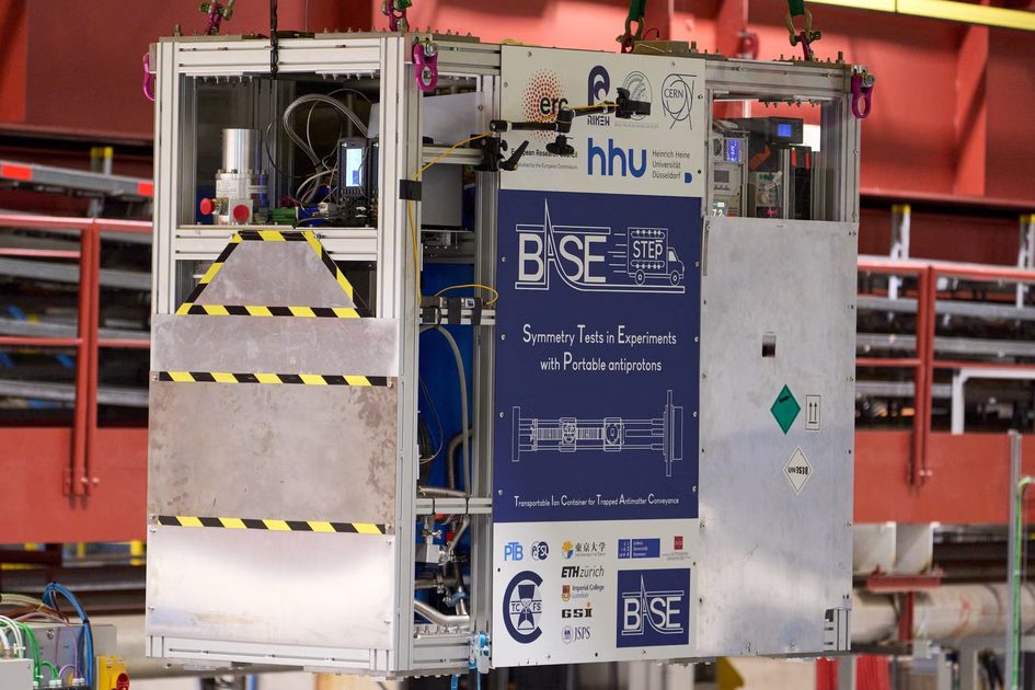 cern antimatter transport lead image