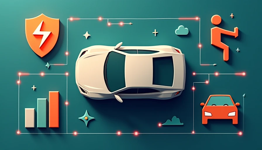 Illustration for are electric cars safer in a crash