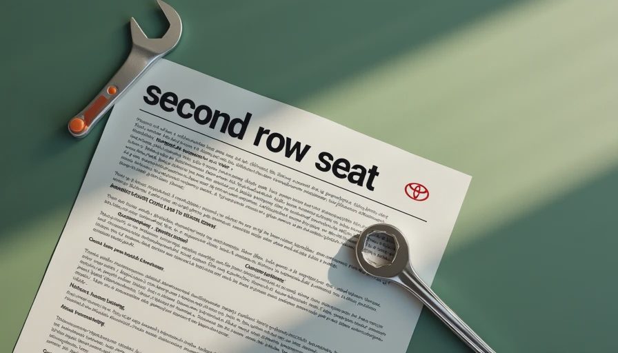 Toyota Highlander Second Row Seat Recall Fix: What Owners Need to Know