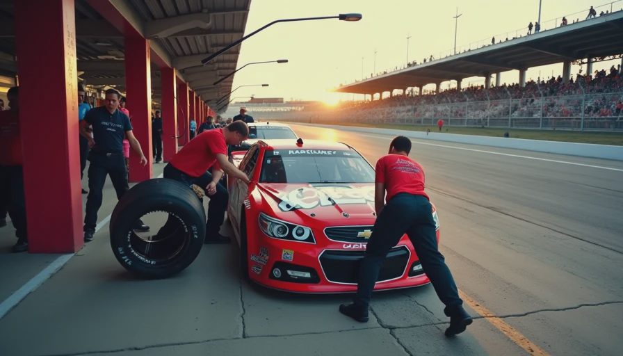 Visual context for NASCAR safety measures
