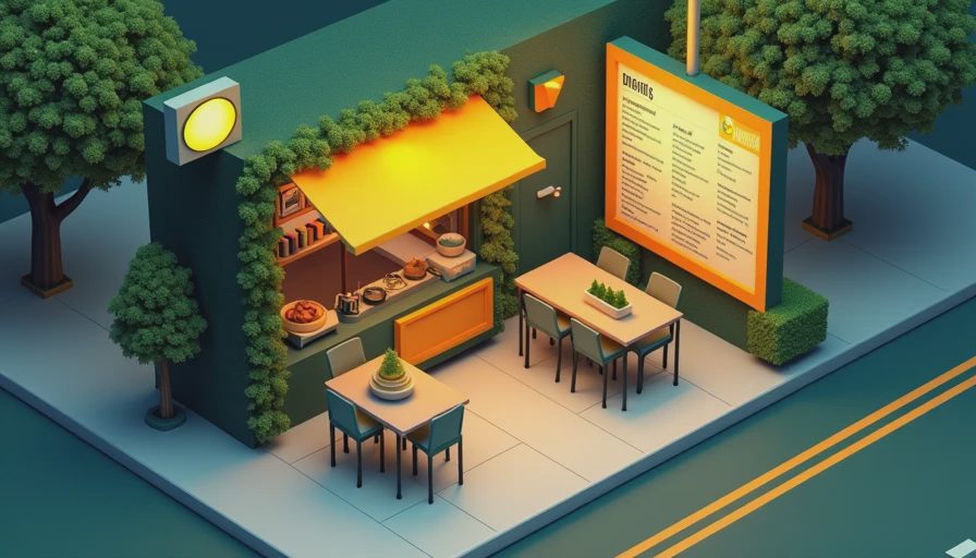 Illustration for cafe requirements