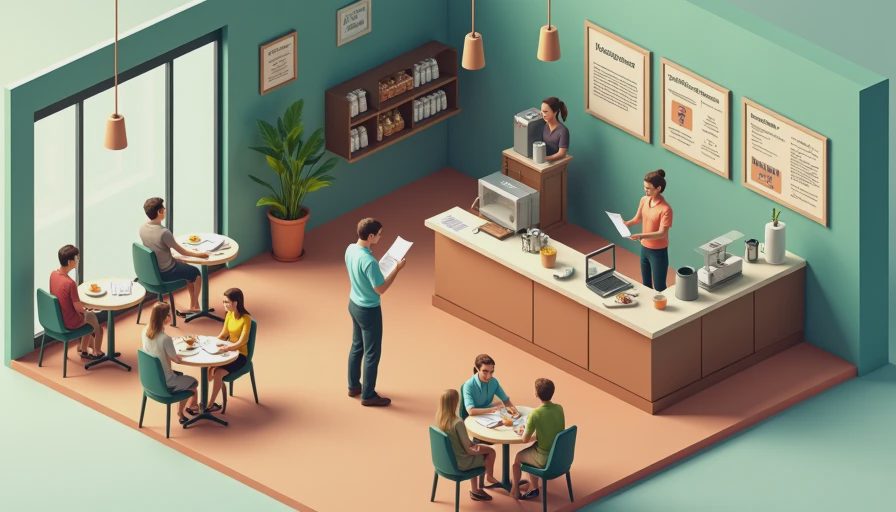 Illustration for cafe laws and regulations