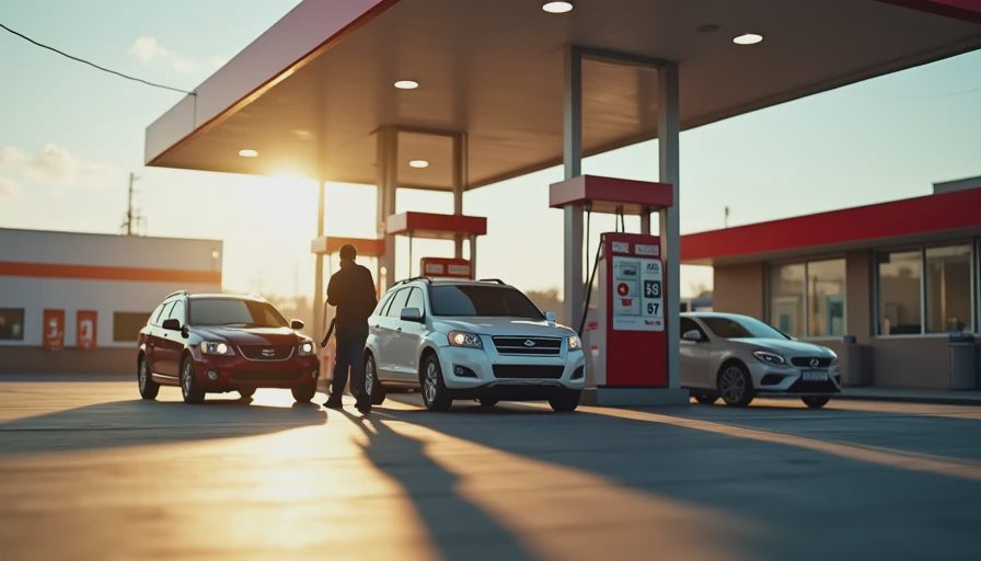 Visual context for unleaded 88 vs 87