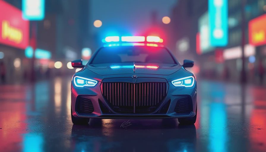 Visual context for dubai police cars