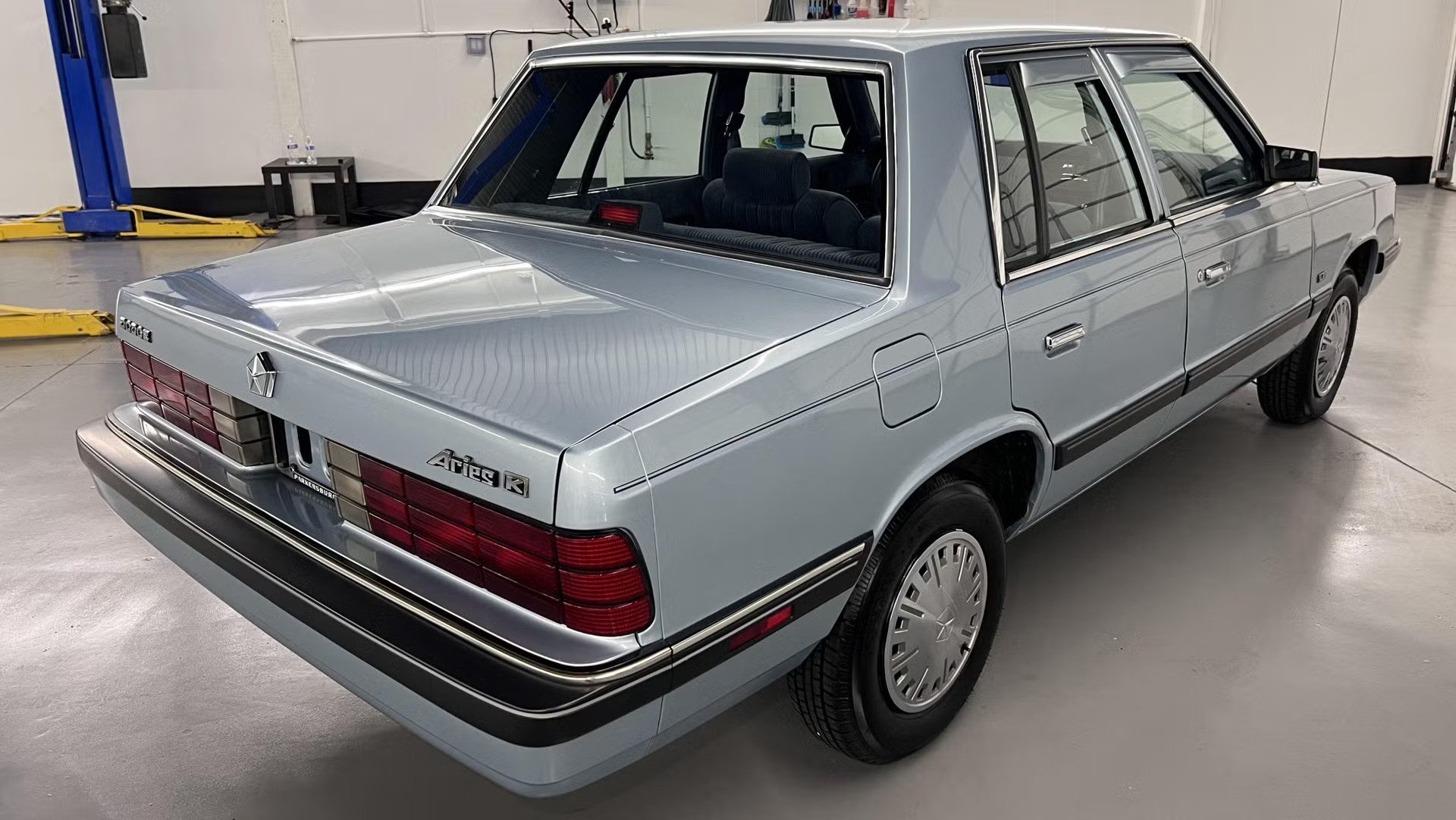 This 1989 Dodge Aries — Chrysler's Boxy Savior — Is Up for Auction on Bring a Trailer